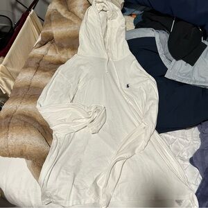 White Polo Hoodie
